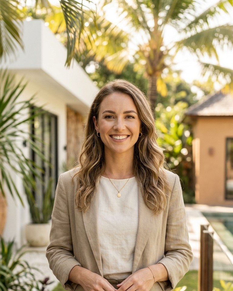 Asesora de Zavala Capital en la villa, Lombok